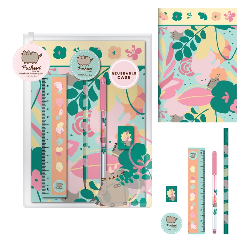 Pusheen - Botanical - Noteook Stationery Set/Product Detail/Stationery