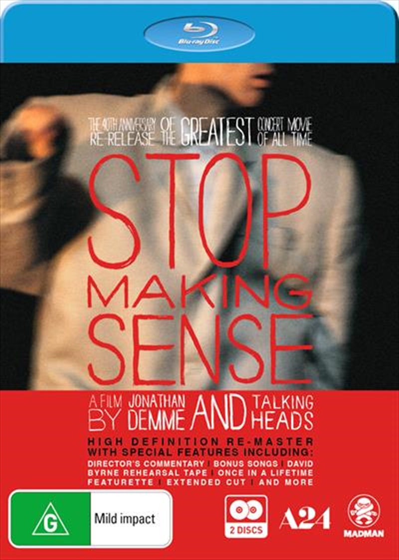 Stop Making Sense - 40th Anniversary Special Edition/Product Detail/Documentary