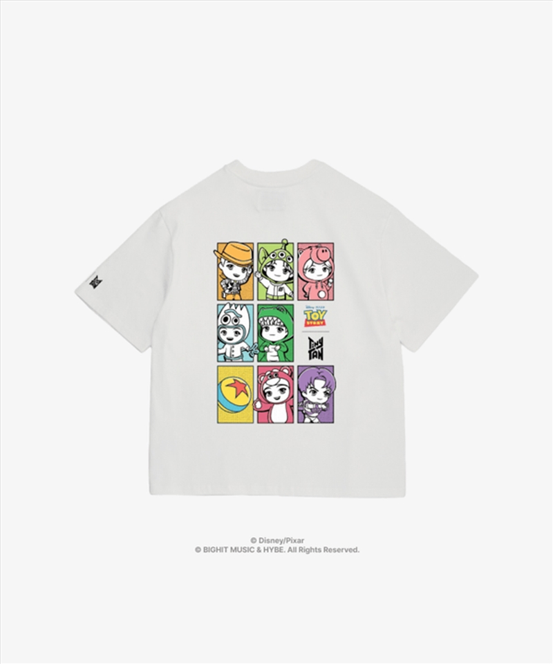 Bts - Toy Story X Tinytan Collaboration Md Graphic Tee White M/Product Detail/KPOP Merch