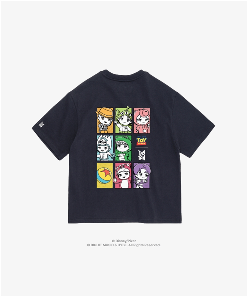 Bts - Toy Story X Tinytan Collaboration Md Graphic Tee Navy M/Product Detail/KPOP Merch