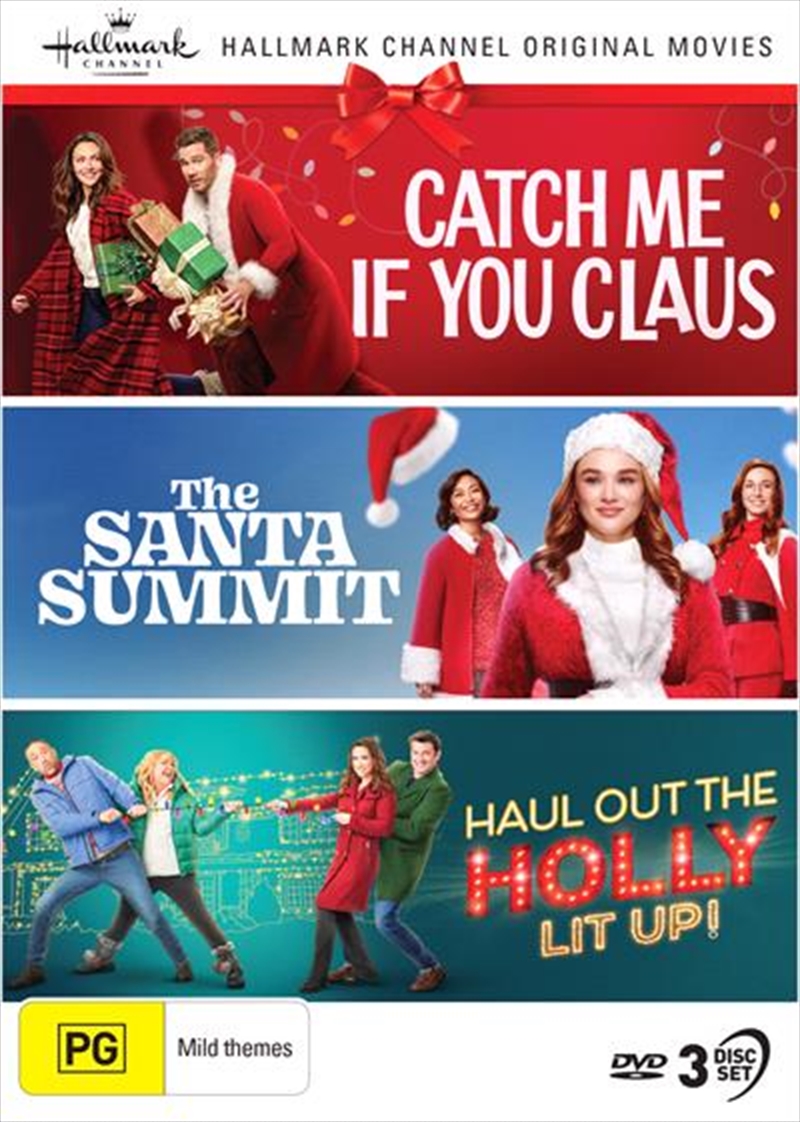 Hallmark Christmas - Catch Me If You Claus / The Santa Summit / Haul Out The Holly - Lit Up - Collec/Product Detail/Drama