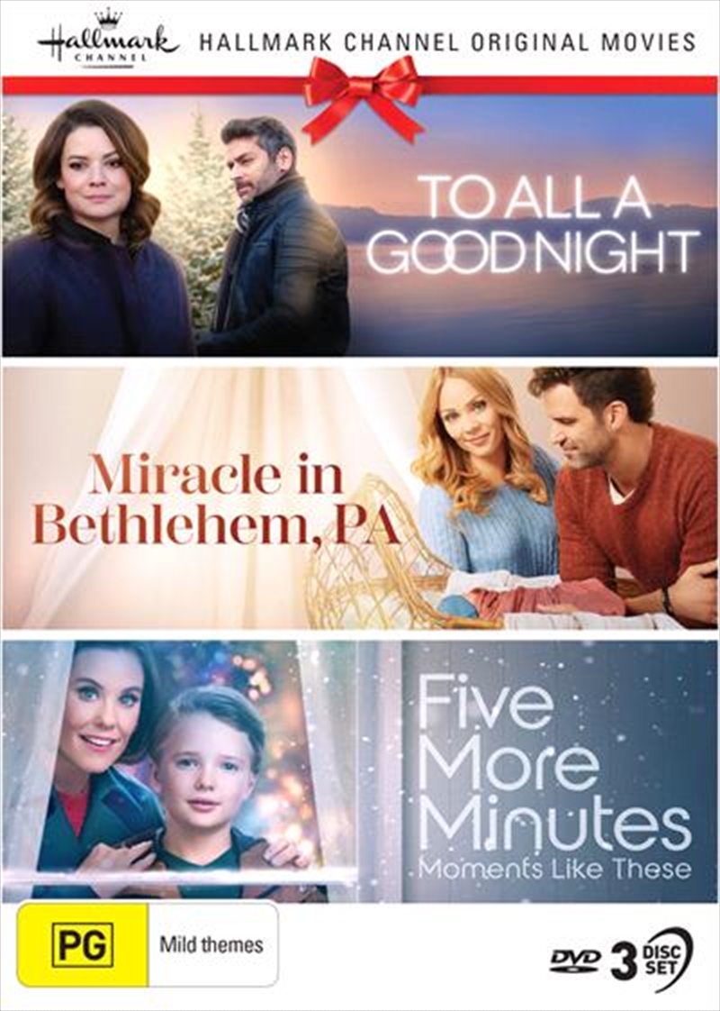 Hallmark Christmas - To All A Good Night / Miracle In Bethlehem, PA / Five More Minutes - Moments Li/Product Detail/Drama