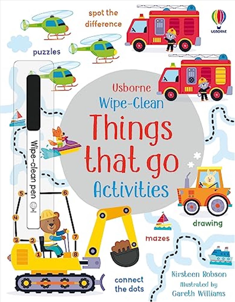 Wipe-Clean Things That Go - Activities/Product Detail/Kids Activity Books