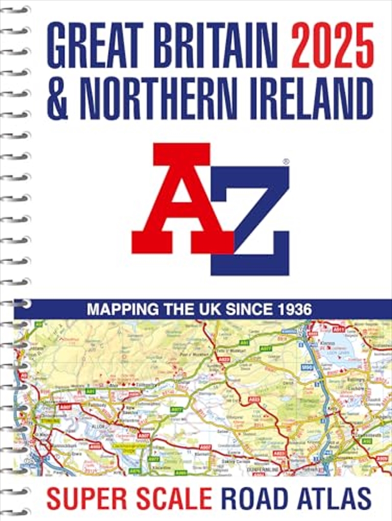 Great Britain A-Z Super Scale Road Atlas/Product Detail/Travel & Holidays