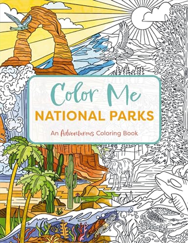 Color Me National Parks/Product Detail/Adults Activity Books