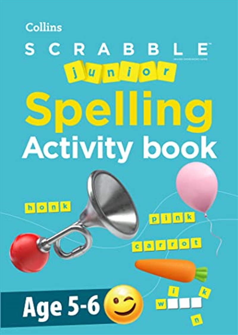 Scrabble Junior Spelling Activity Book Age 5-6/Product Detail/English