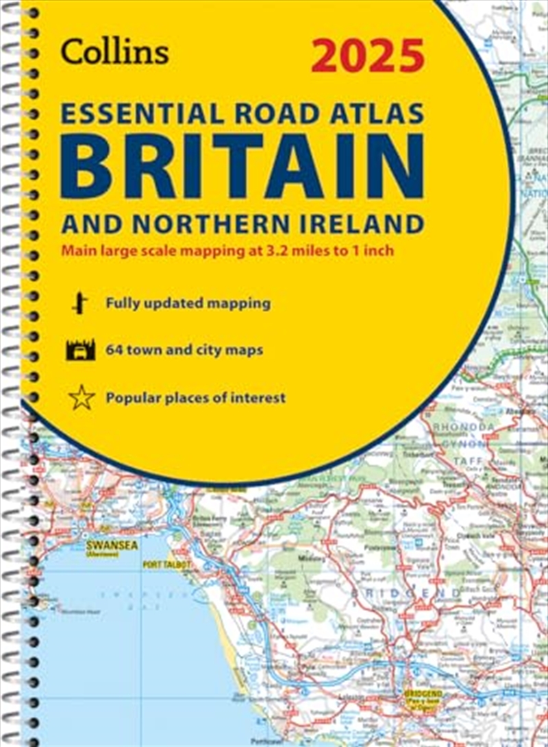 2025 Collins Essential Road Atlas/Product Detail/Travel & Holidays