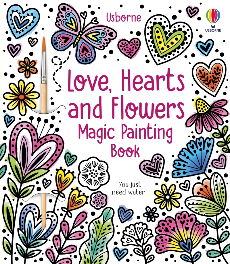 Love, Hearts and Flowers Magic Painting Book/Product Detail/Kids Activity Books