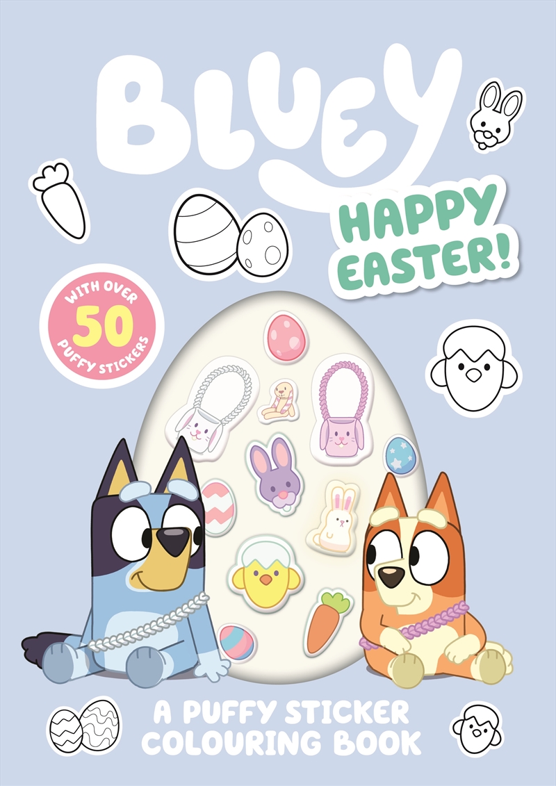 Bluey - Happy Easter - A Puffy Sticker Colouring Book/Product Detail/Kids Colouring