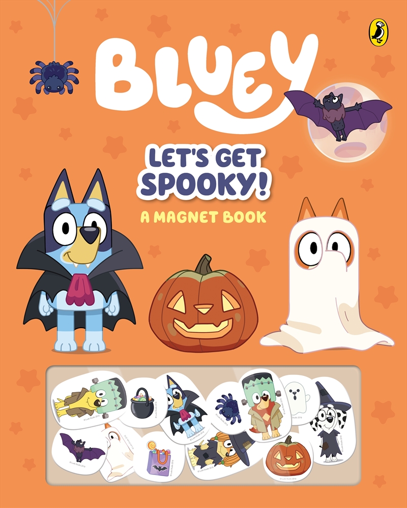 Bluey - Let's Get Spooky! - A Magnet Book/Product Detail/Kids Activity Books