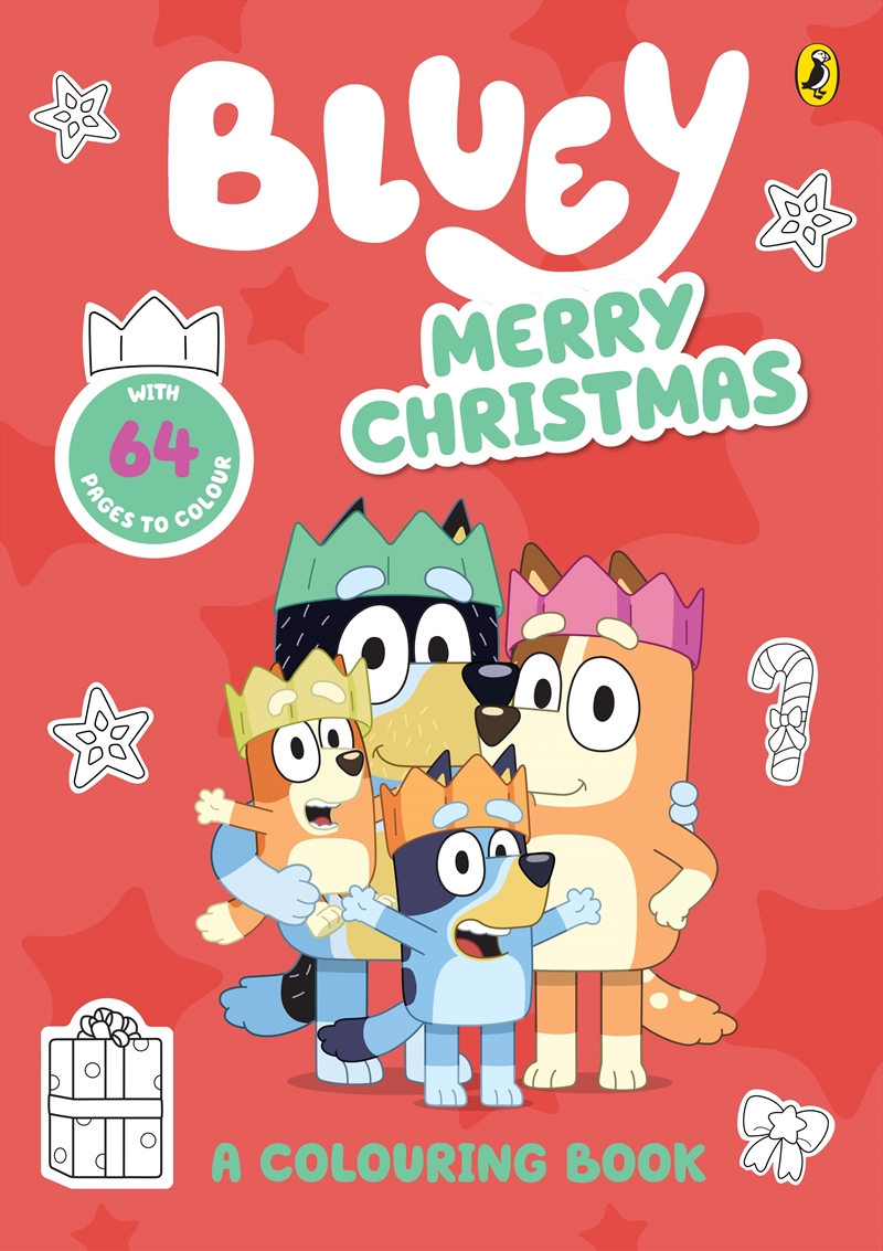 Bluey - Merry Christmas - A Colouring Book/Product Detail/Kids Colouring