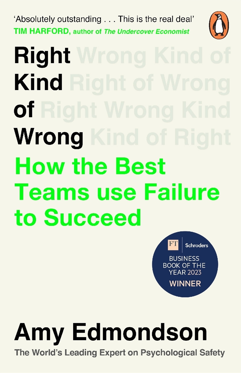 Right Kind of Wrong: Why Learning to Fail Can Teach Us to Thrive/Product Detail/Self Help & Personal Development