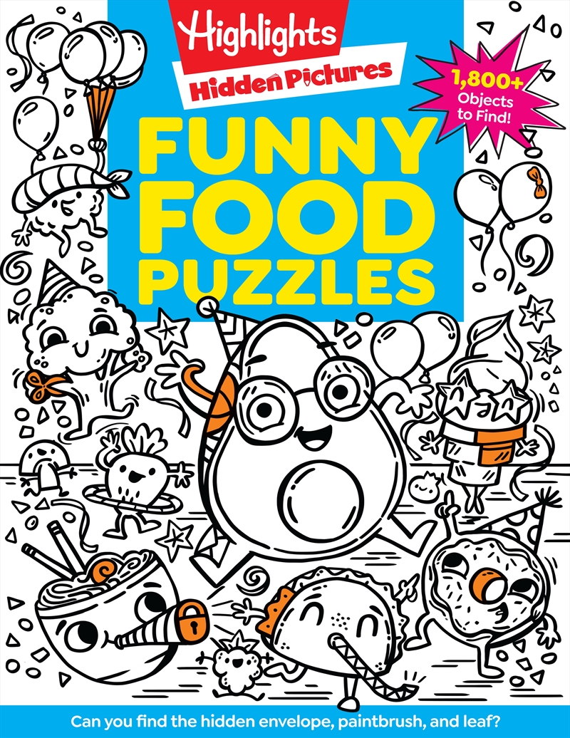 Funny Food Puzzles/Product Detail/Kids Activity Books