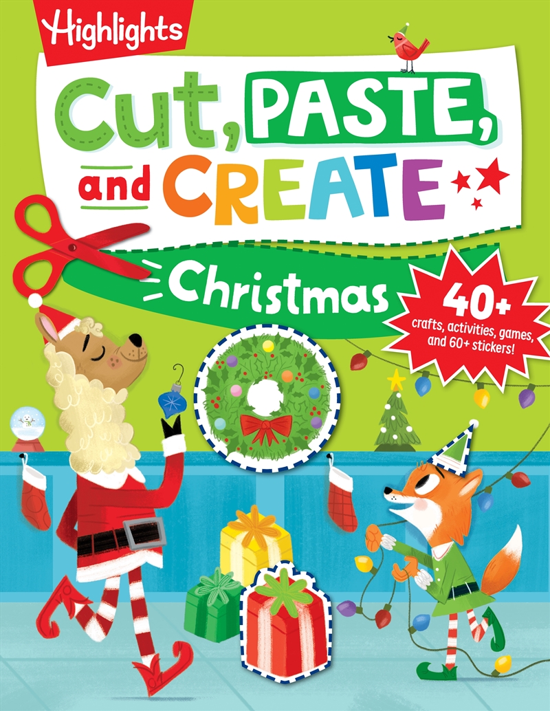 Cut, Paste, And Create Christmas/Product Detail/Kids Activity Books