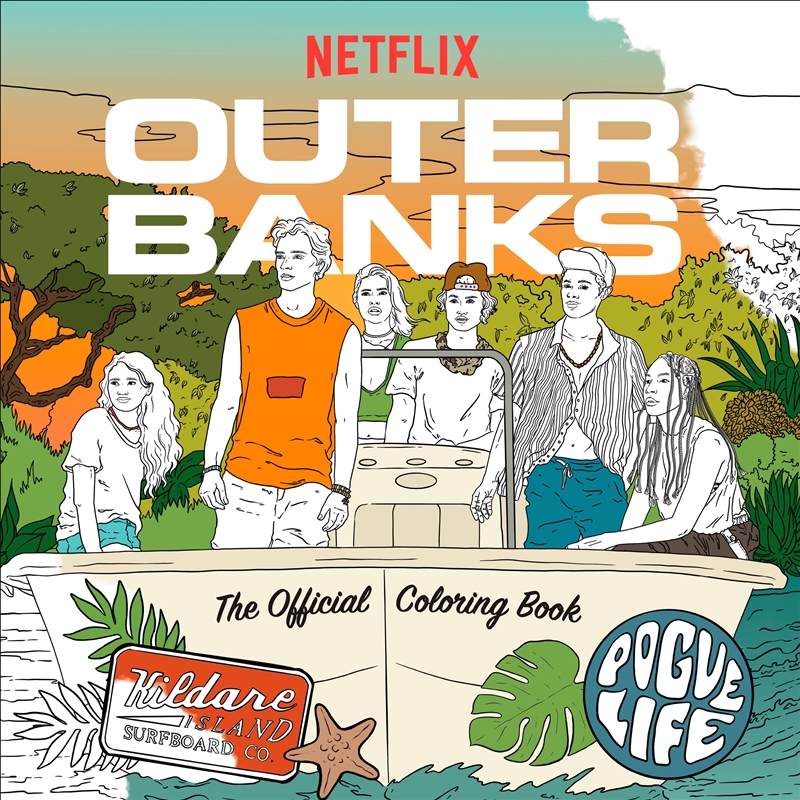 Outer Banks: The Official Coloring Book/Product Detail/Adults Colouring