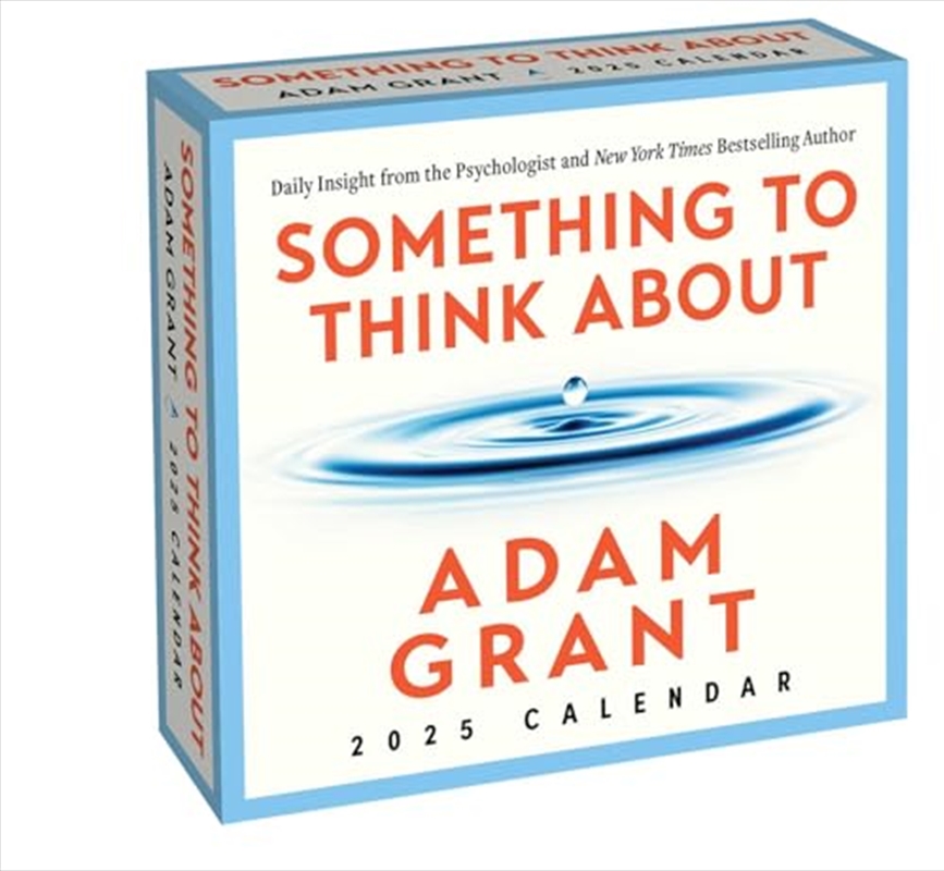 Adam Grant 2025 Boxed Calendar/Product Detail/Calendars & Diaries