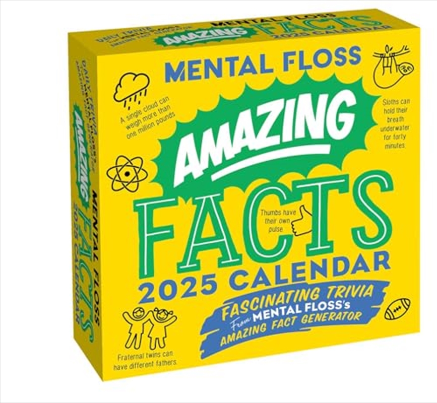 Amazing Facts from Mental Floss 2025 Boxed Calendar/Product Detail/Calendars & Diaries