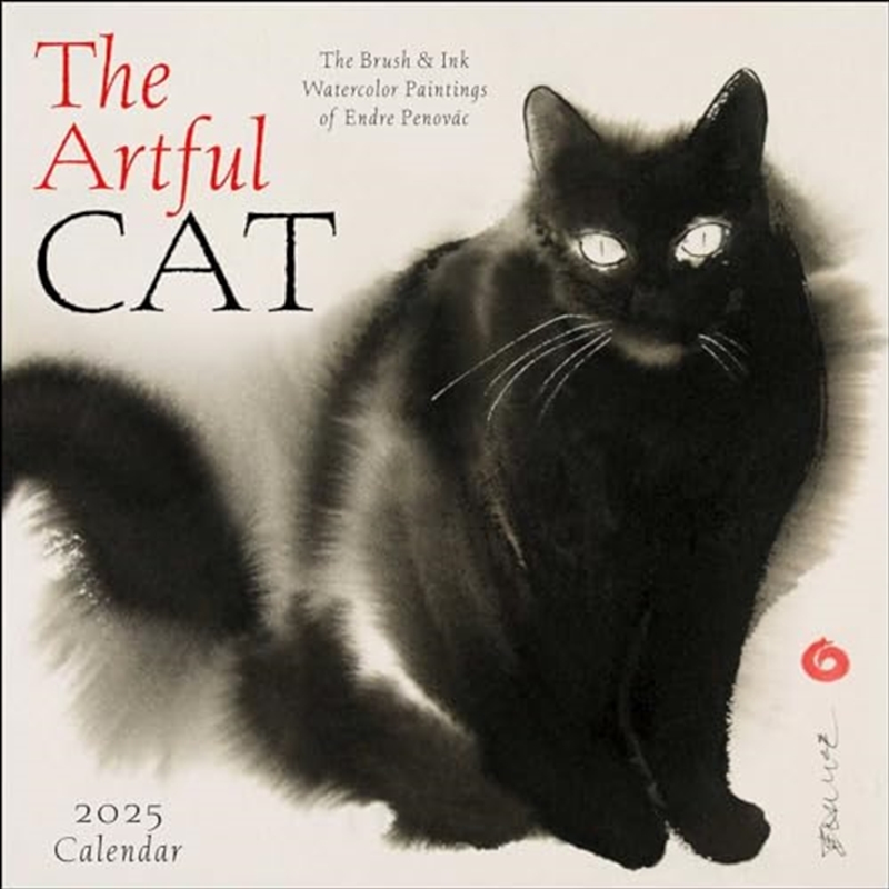 Artful Cat 2025 Square Calendar/Product Detail/Calendars & Diaries