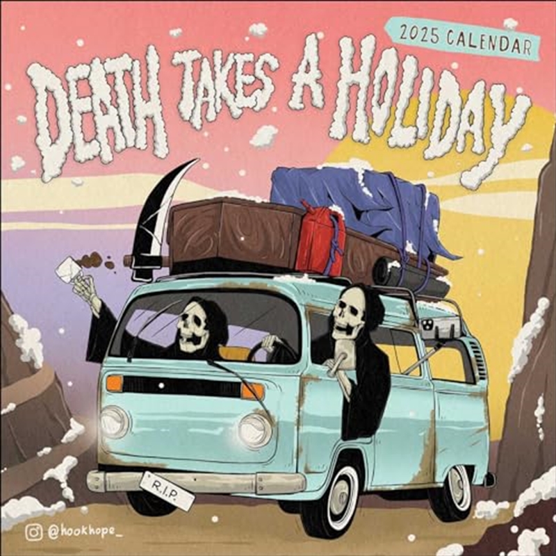 Death Takes a Holiday 2025 Square Calendar/Product Detail/Calendars & Diaries