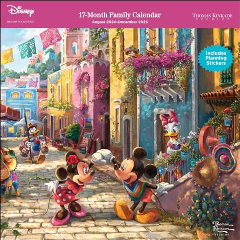 Disney Dreams Collection T.K.S. 17m 24-2025 Square Calendar/Product Detail/Calendars & Diaries