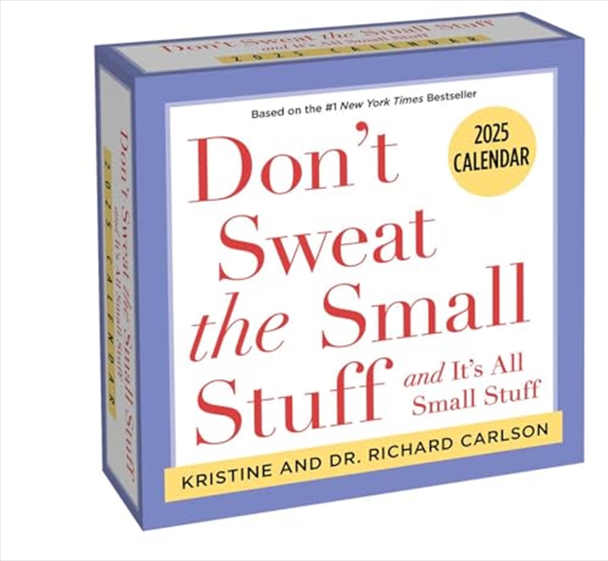 Don't Sweat the Small Stuff 2025 Boxed Calendar/Product Detail/Calendars & Diaries