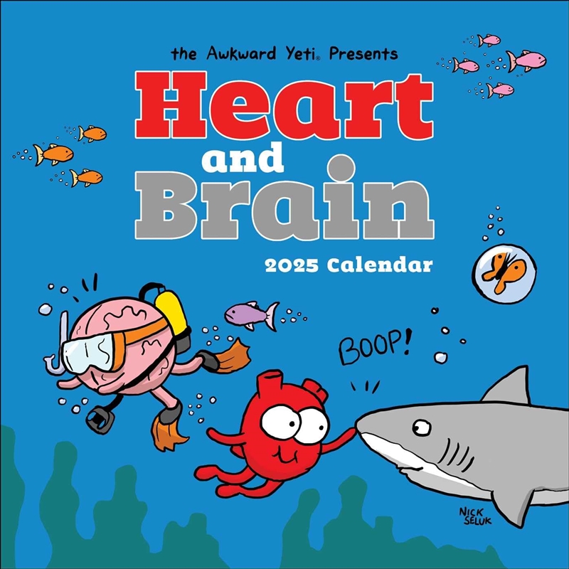 Heart and Brain 2025 Square Calendar/Product Detail/Calendars & Diaries