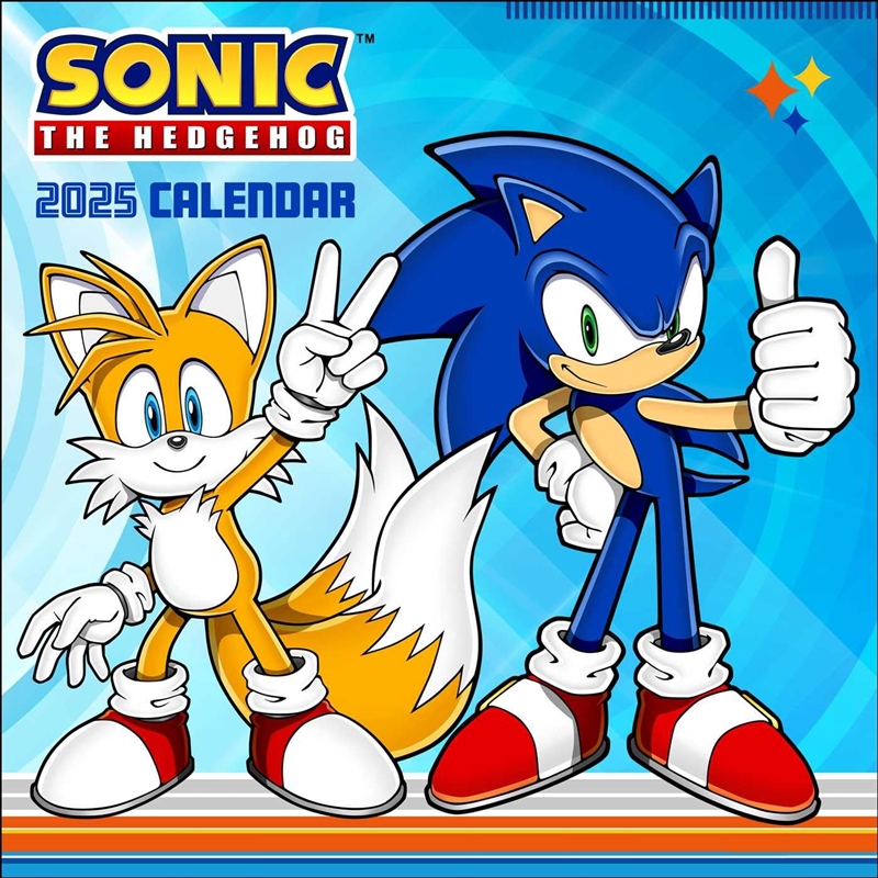 Sonic the Hedgehog 2025 Square Calendar/Product Detail/Calendars & Diaries