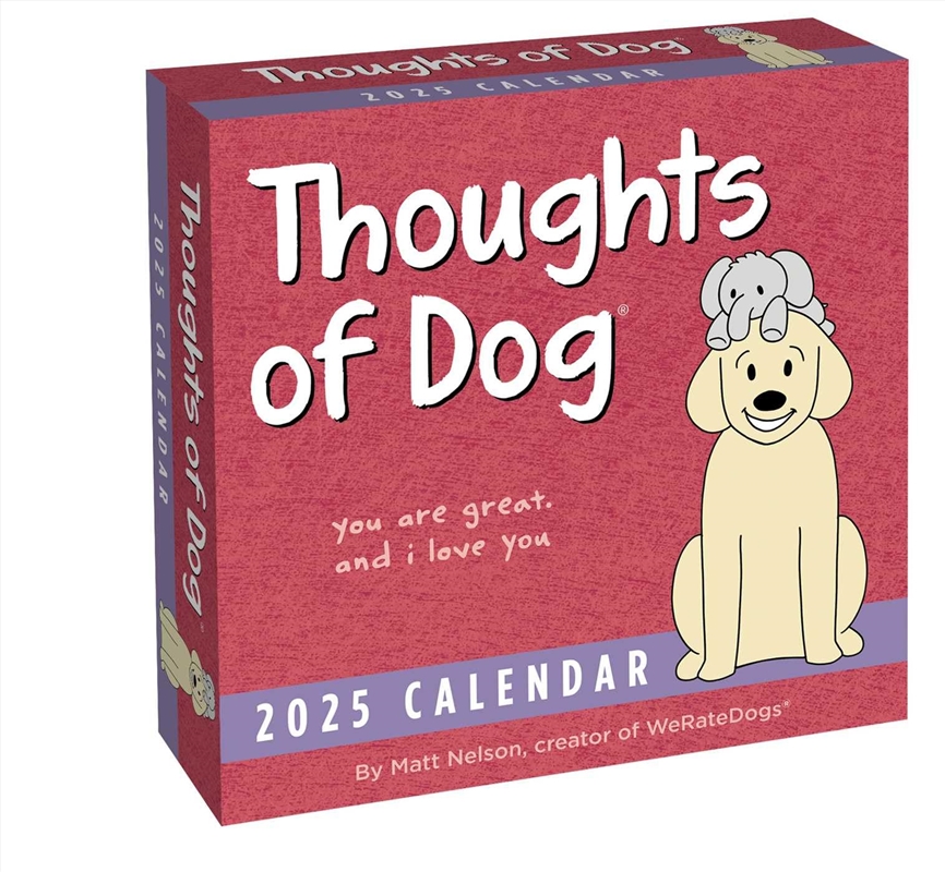 Thoughts of Dog 2025 Boxed Calendar/Product Detail/Calendars & Diaries