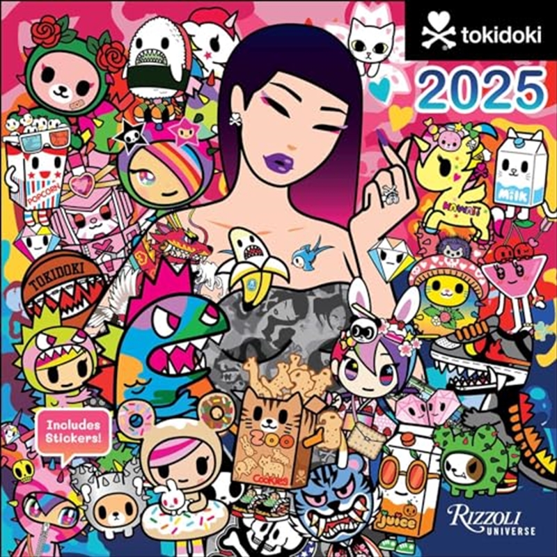 tokidoki 2025 Square Calendar/Product Detail/Calendars & Diaries