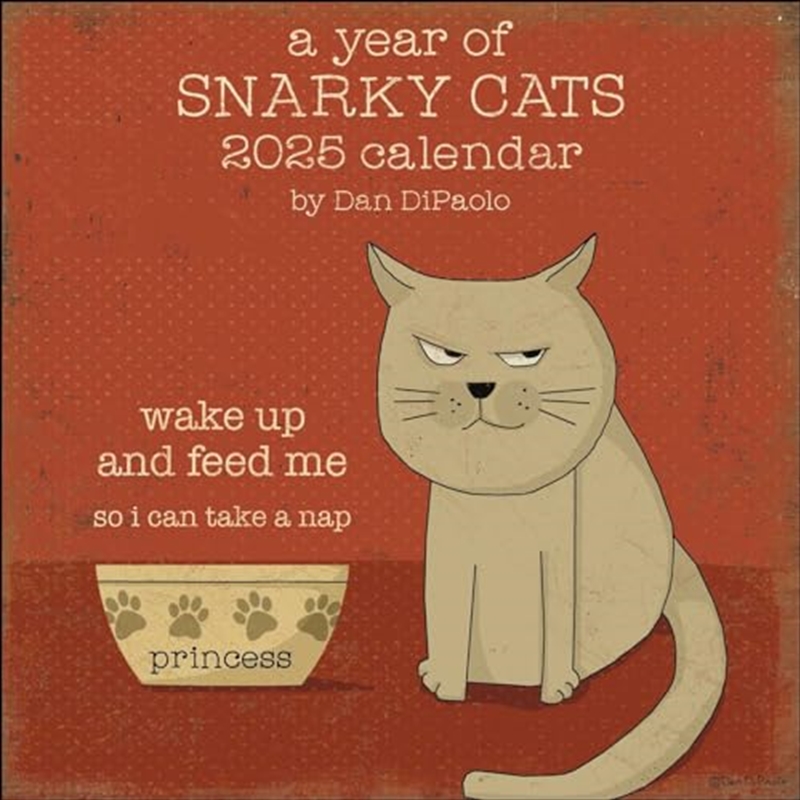 Year of Snarky Cats 2025 Square Calendar/Product Detail/Calendars & Diaries