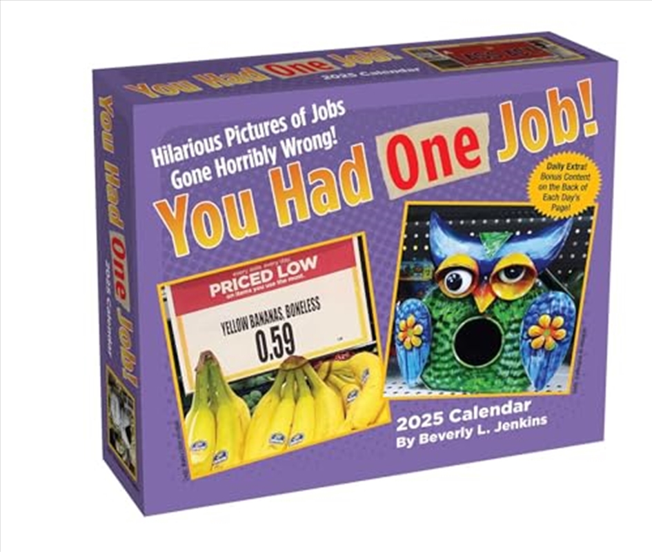 You Had One Job 2025 Boxed Calendar/Product Detail/Calendars & Diaries