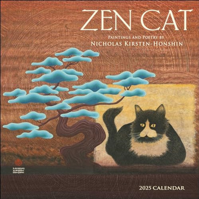 Zen Cat 2025 Square Calendar/Product Detail/Calendars & Diaries