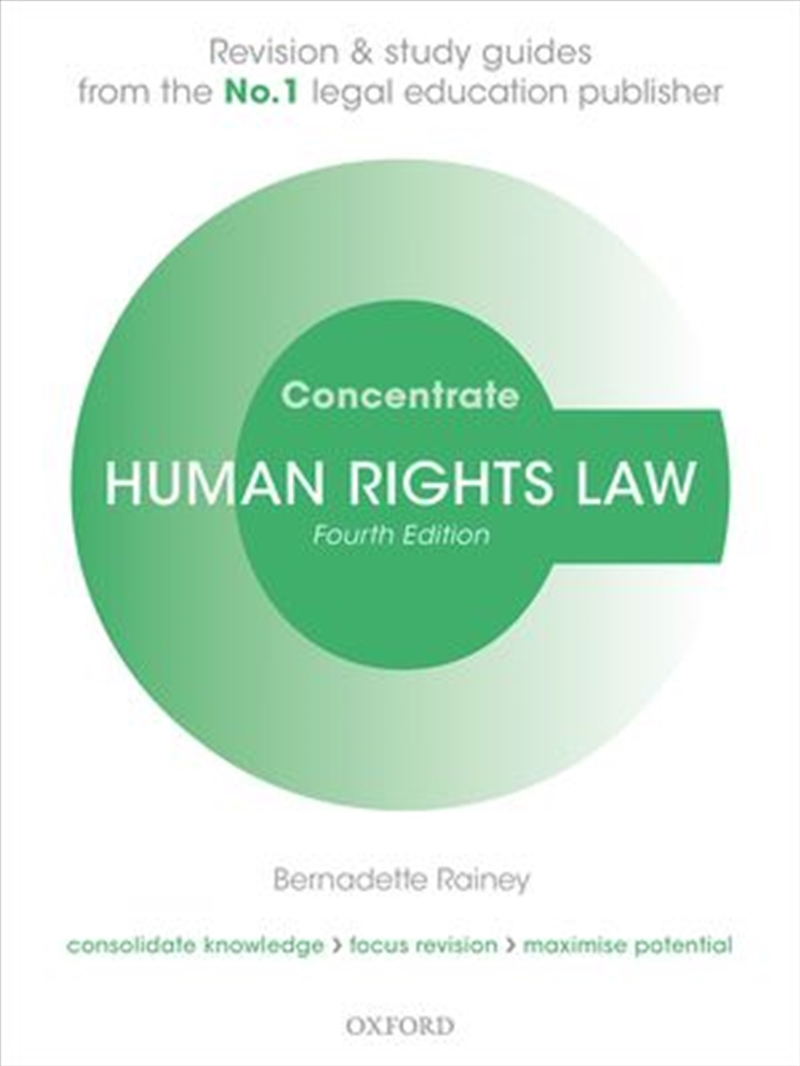 Concentrate: Human Rights Law - Revision and Study Guide 4th ed/Product Detail/Reading