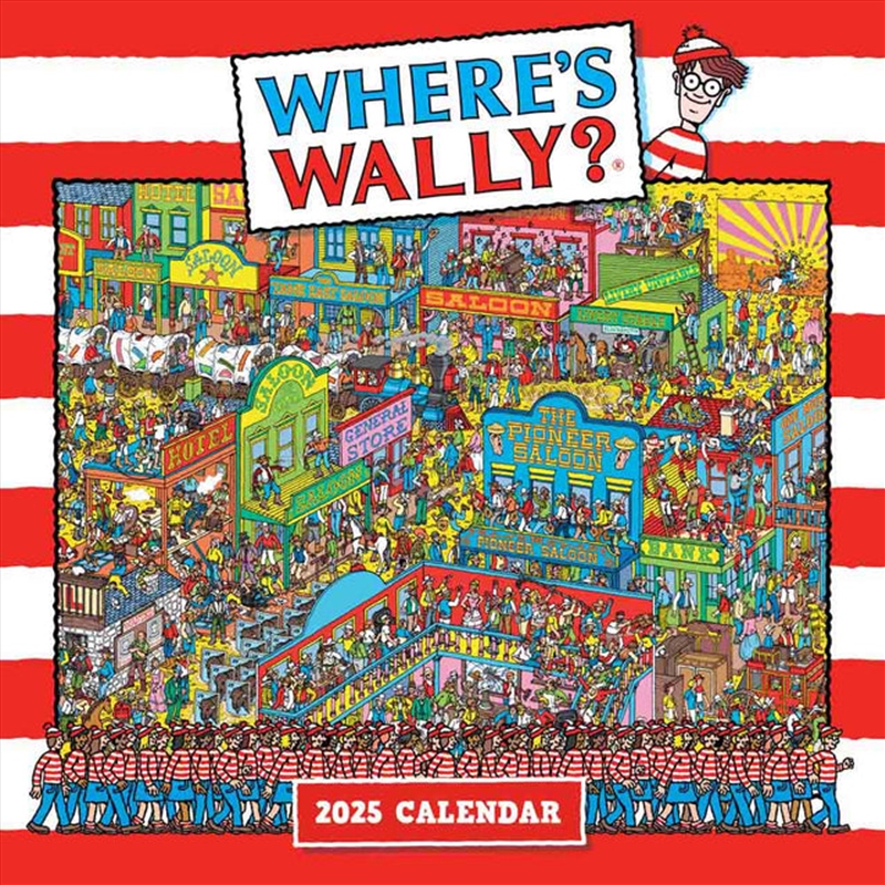 Where's Wally 2025 Square Calendar/Product Detail/Calendars & Diaries