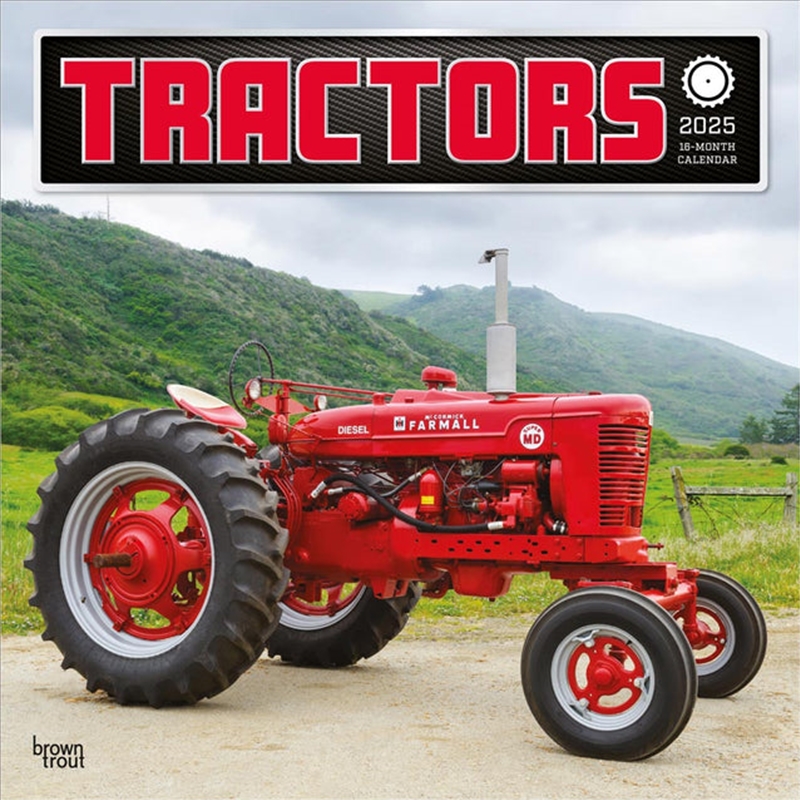 Tractors 2025 Square Calendar/Product Detail/Calendars & Diaries