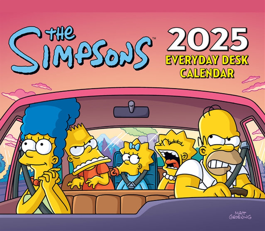 The Simpsons 2025 Boxed Calendar/Product Detail/Calendars & Diaries