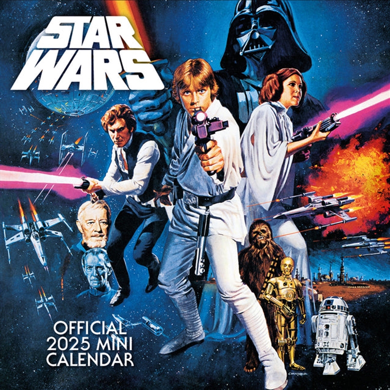 Star Wars Classic 2025 Mini Calendar/Product Detail/Calendars & Diaries