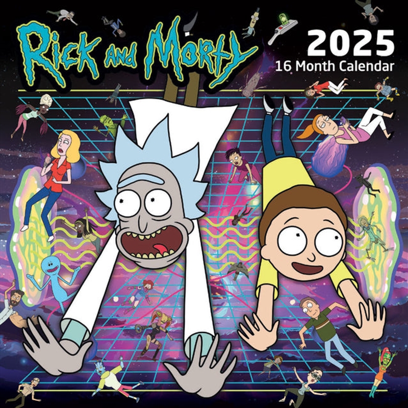 Rick And Morty 2025 Square Calendar/Product Detail/Calendars & Diaries