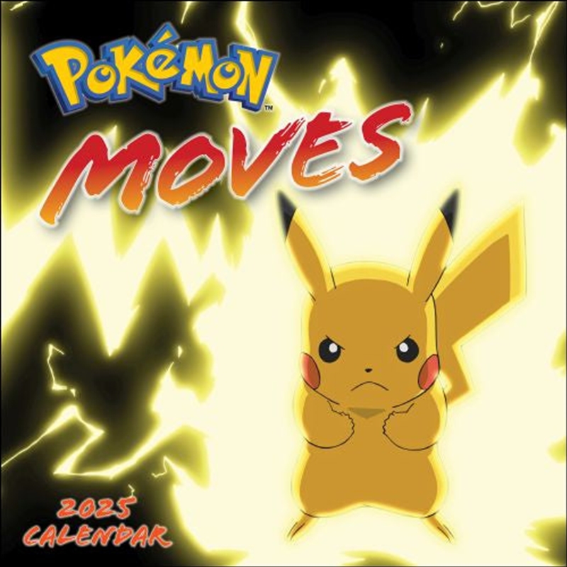 Pokemon Moves 2025 Square Calendar/Product Detail/Calendars & Diaries