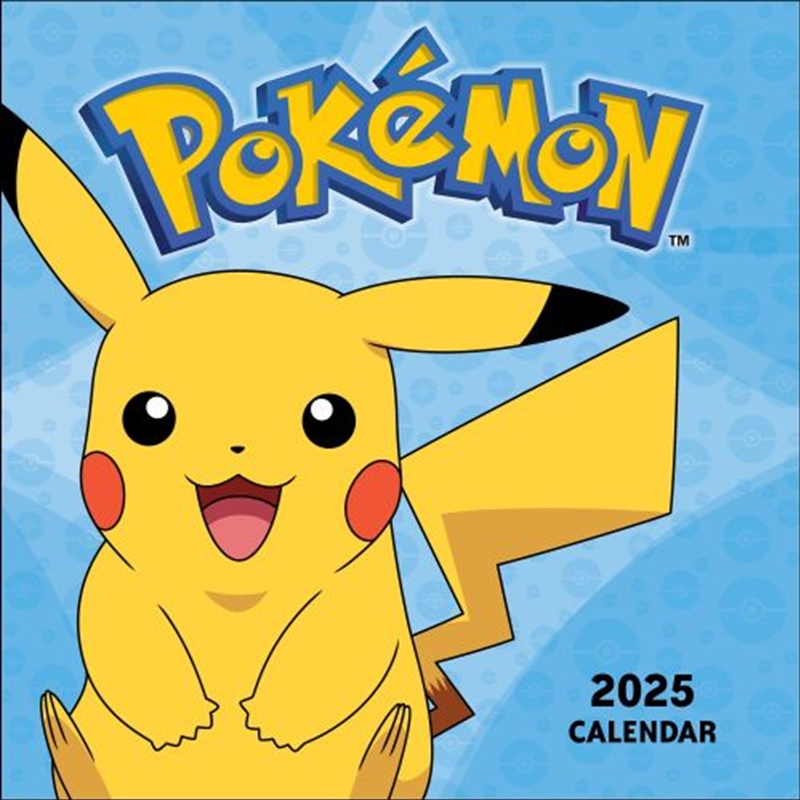 Pokemon 2025 Square Calendar/Product Detail/Calendars & Diaries