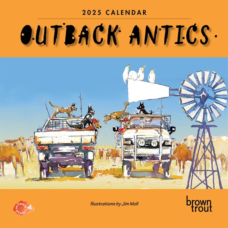 Outback Antics 2025 Square Calendar/Product Detail/Calendars & Diaries