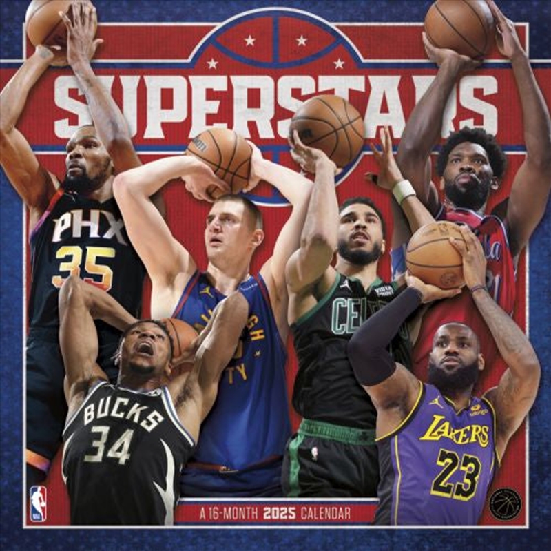 NBA Superstars 2025 Square Calendar/Product Detail/Calendars & Diaries