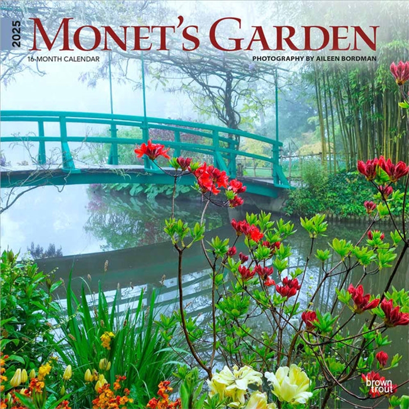 Monet's Garden 2025 Square Calendar/Product Detail/Calendars & Diaries