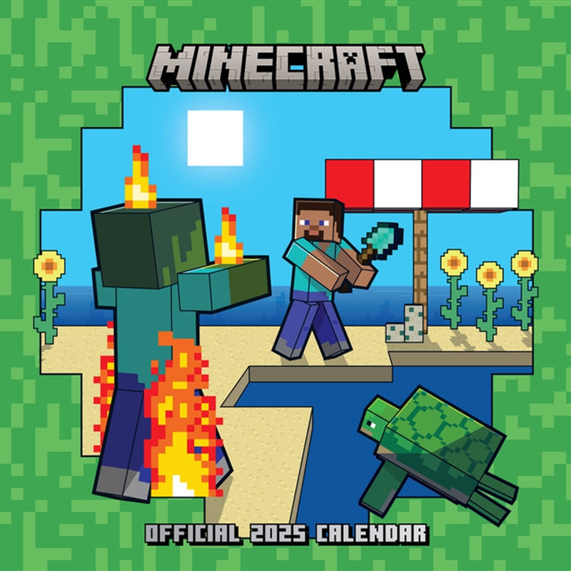 Minecraft 2025 Square Calendar/Product Detail/Calendars & Diaries