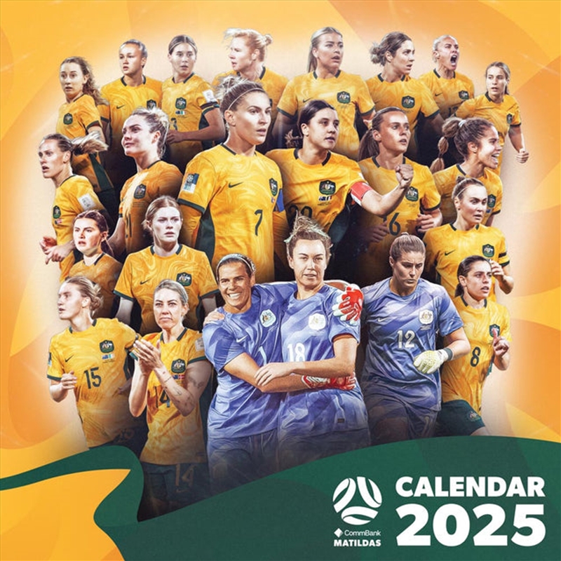 Matildas 2025 Square Calendar/Product Detail/Calendars & Diaries