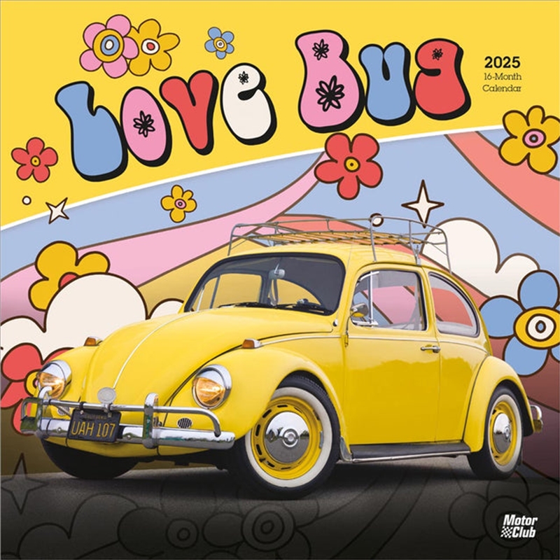 Love Bug 2025 Square Motor Club Calendar/Product Detail/Calendars & Diaries