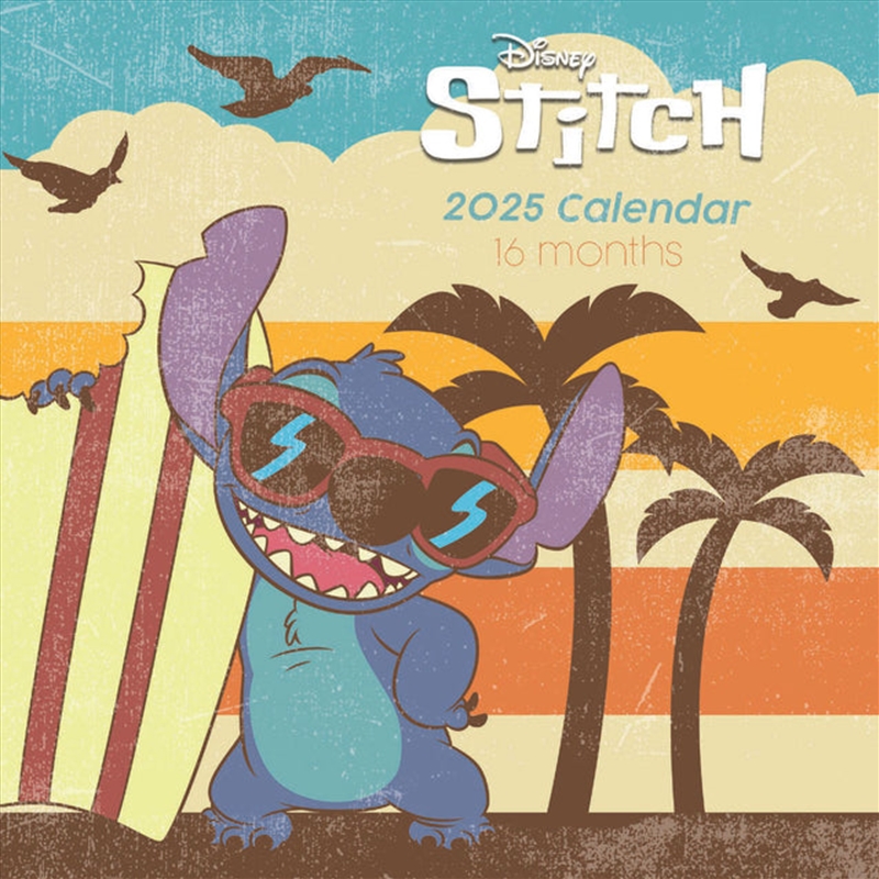 Lilo & Stitch 2025 Square Calendar/Product Detail/Calendars & Diaries