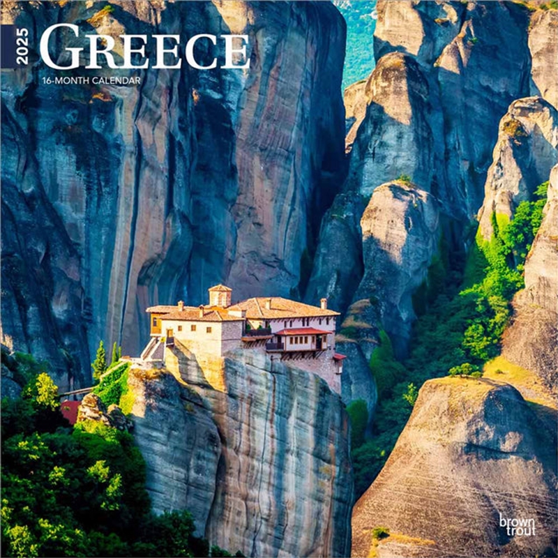 Greece 2025 Square Calendar/Product Detail/Calendars & Diaries