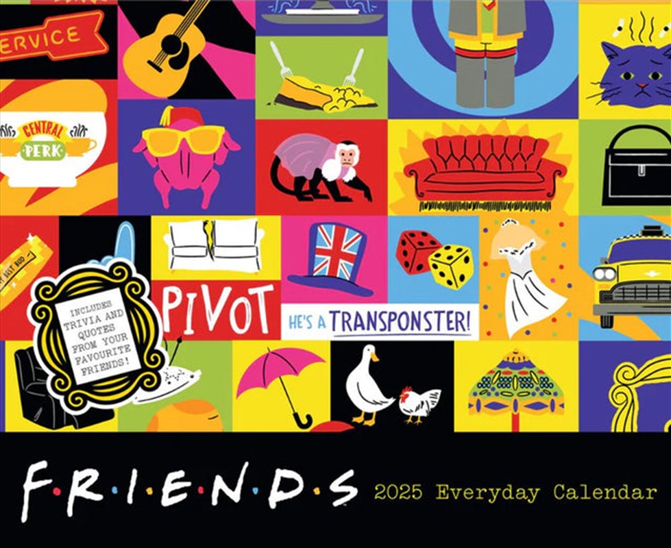 Friends 2025 Boxed Calendar/Product Detail/Calendars & Diaries