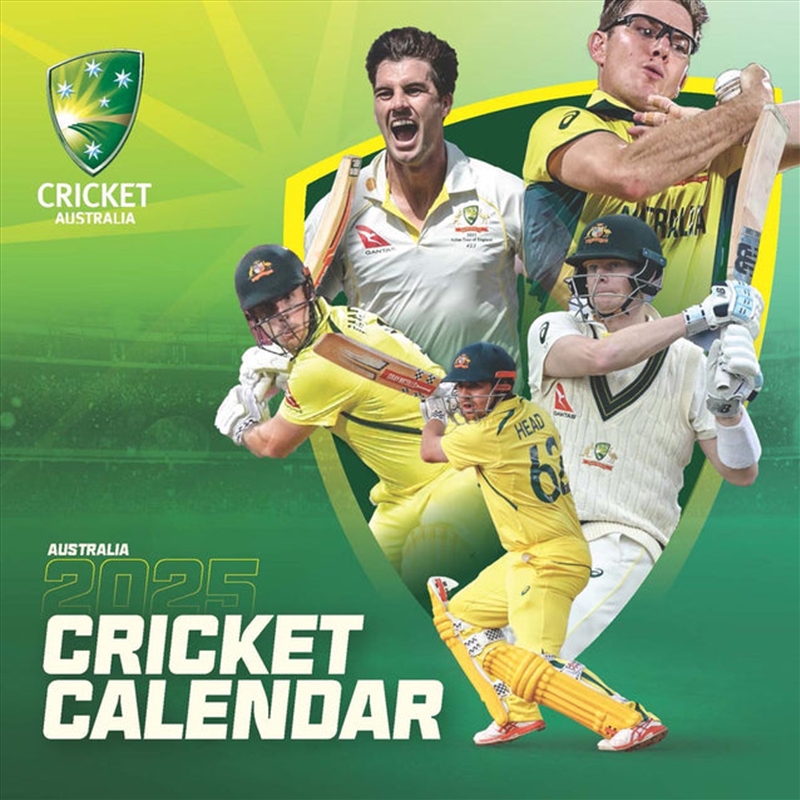 Cricket Australia 2025 Square Calendar/Product Detail/Calendars & Diaries